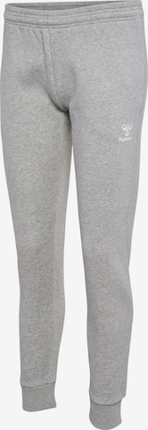 Effilé Pantalon de sport Hummel en gris