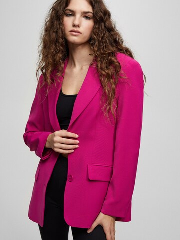 Blazer di Pull&Bear in rosa: frontale