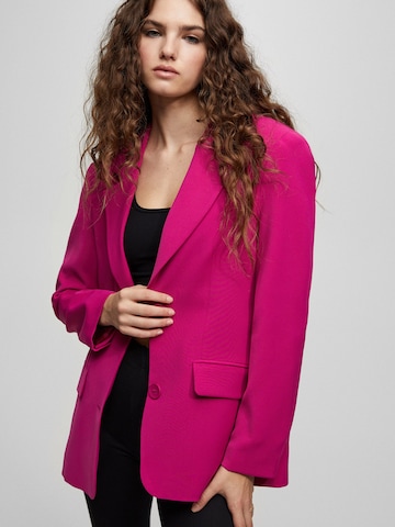 Pull&Bear Blazer | roza barva: sprednja stran