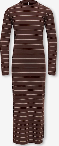 ONLY GIRLS Dress 'KOGLUPE KENYA' in Brown: front
