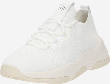 Baskets basses 'Mika' Marc O'Polo en blanc : devant