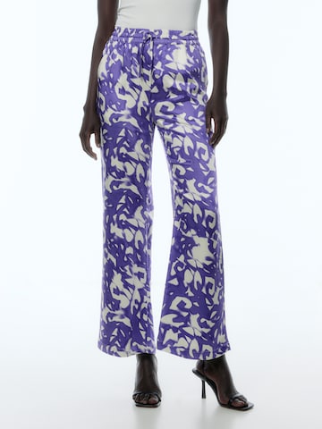 EDITED Flared Pants 'Stina' in Purple: front