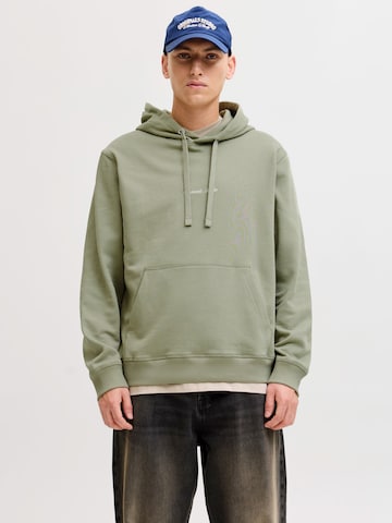 Sweat-shirt 'JORNorrebro' JACK & JONES en vert : devant