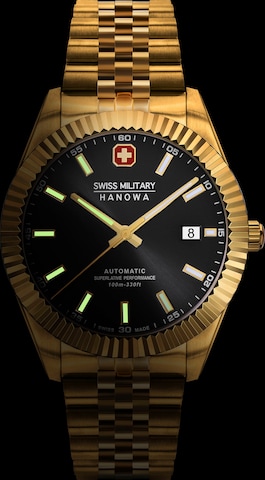 SWISS MILITARY HANOWA Analog Watch in Gold