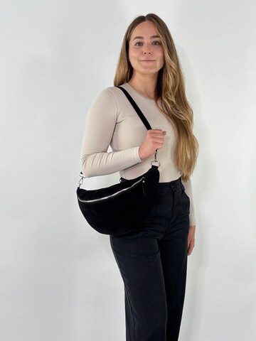 lePelou Fanny Pack 'VALENTINA XL' in Black