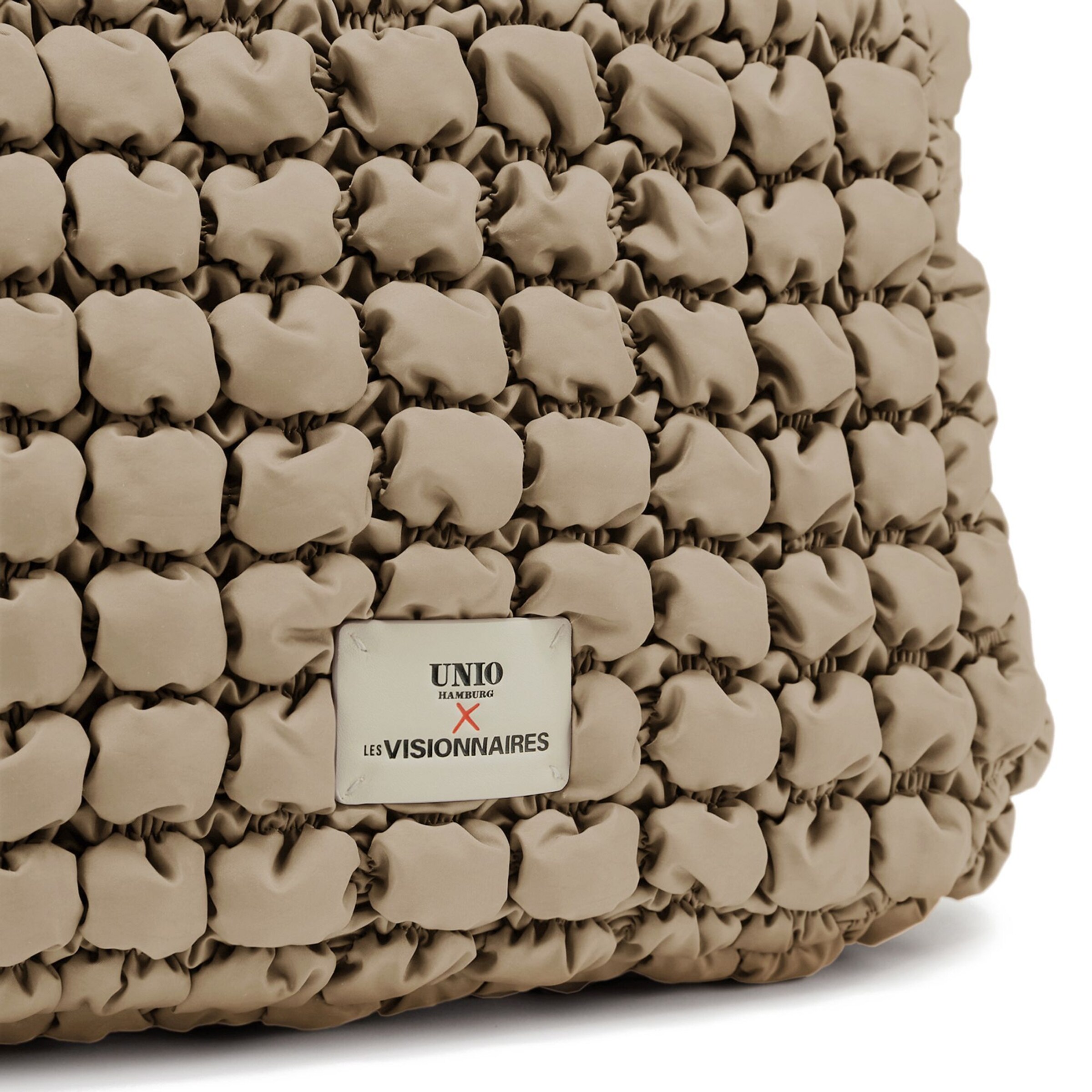 Borsa a tracolla 'Unio Cortina Bubble' di Les Visionnaires in beige