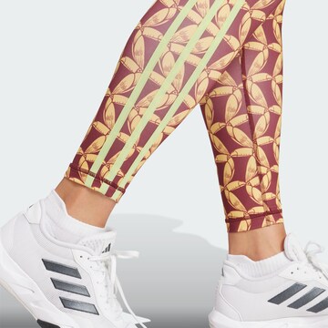 ADIDAS PERFORMANCE Skinny Sports trousers 'Adidas x Farm Rio' in Yellow