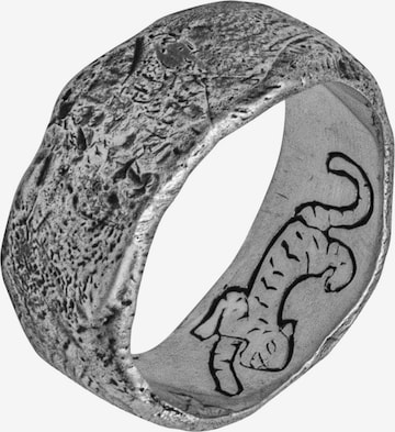 Haze&Glory Ring 'Tiger' in Silver: front