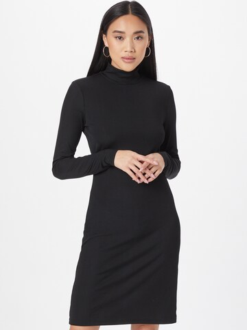 PIECES فستان 'Tanno' بلون أسود: الأمام