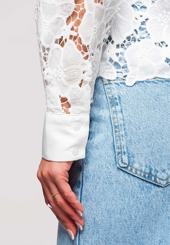 Chemisier 'OW-SH-E0025' Ombre en blanc