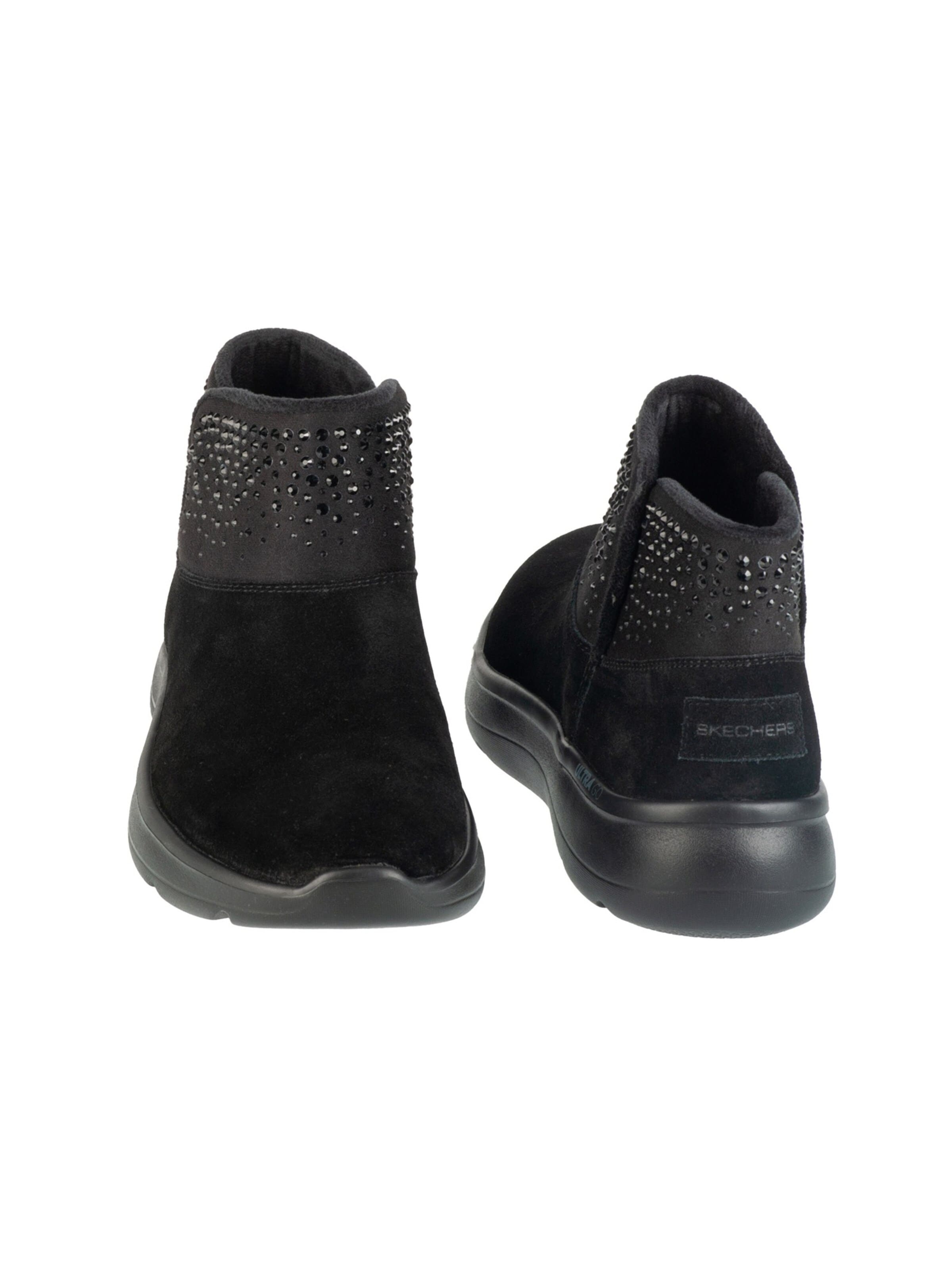 SKECHERS Sportschoen 'Skechers On-The-GO Encore - Winter Gleam' in Zwart
