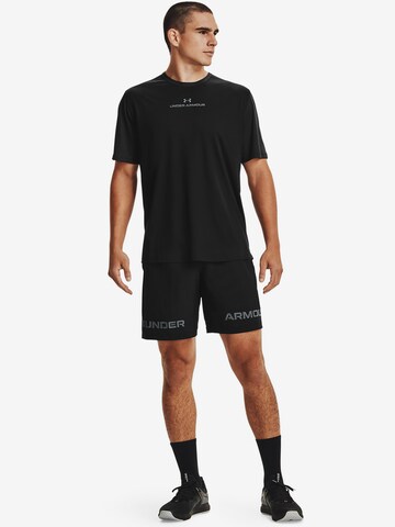 UNDER ARMOUR regular Sportsbukser i sort