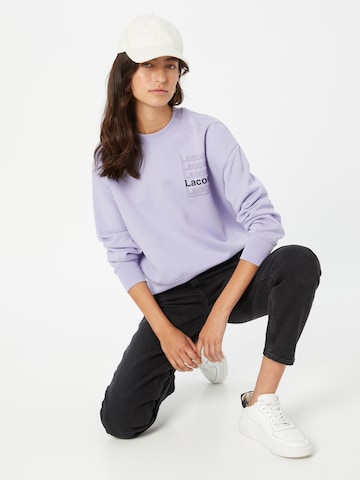 Lacoste LIVE Sweatshirt in Purple