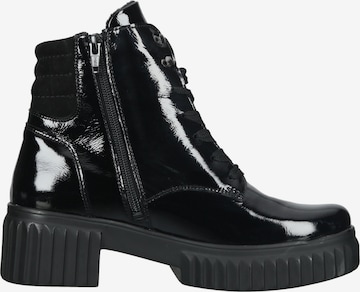 WALDLÄUFER Lace-Up Ankle Boots 'Nala' in Black