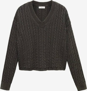 MANGO TEEN Pullover 'Grunge' in Grau: predná strana