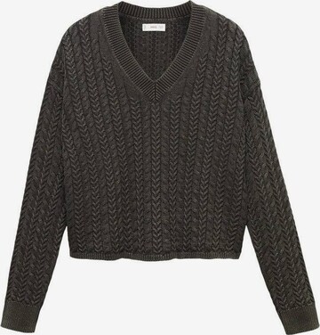 MANGO TEEN Sweater 'Grunge' in Grey: front