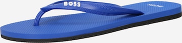 BOSS Black Teenslippers 'Tracy' in Blauw: voorkant