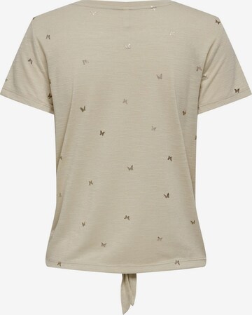 ONLY T-Shirt 'ISABELLA' in Beige