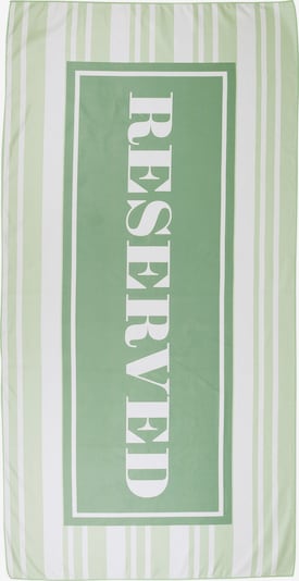 Capelli New York Strandtuch 'Microfaser Badetuch - gestreift' in One Size in grün, Produktansicht