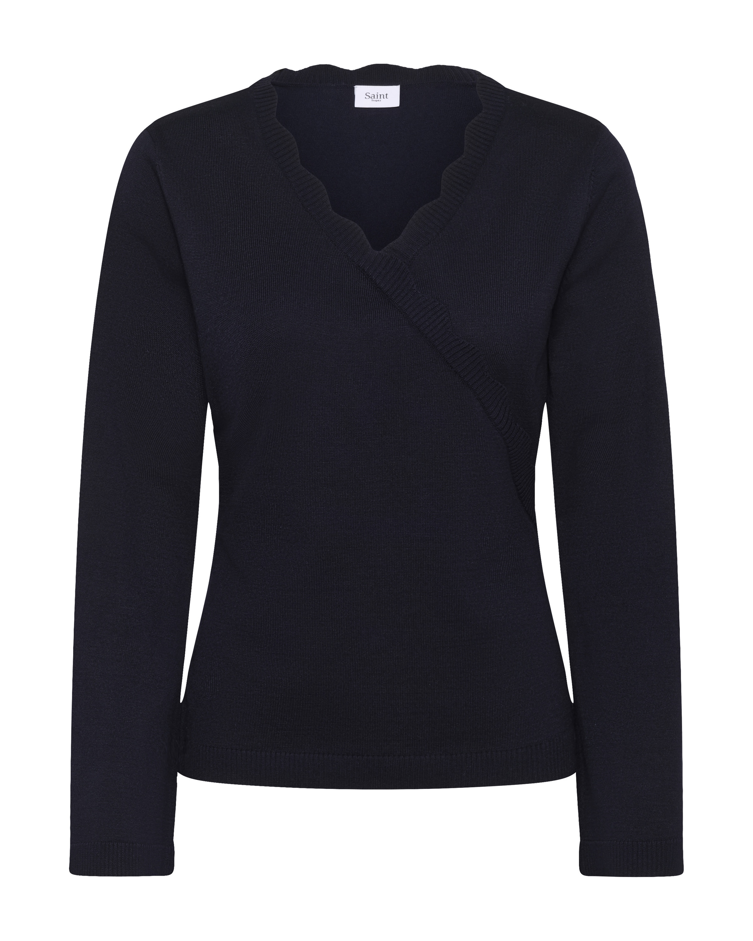 SAINT TROPEZ Pullover in Blau: Vorderseite