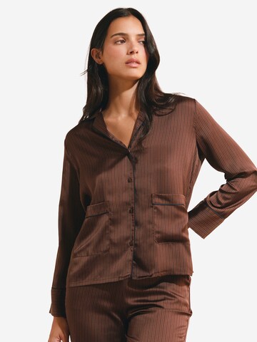 ETAM Schlafshirt 'Artlight' in Braun