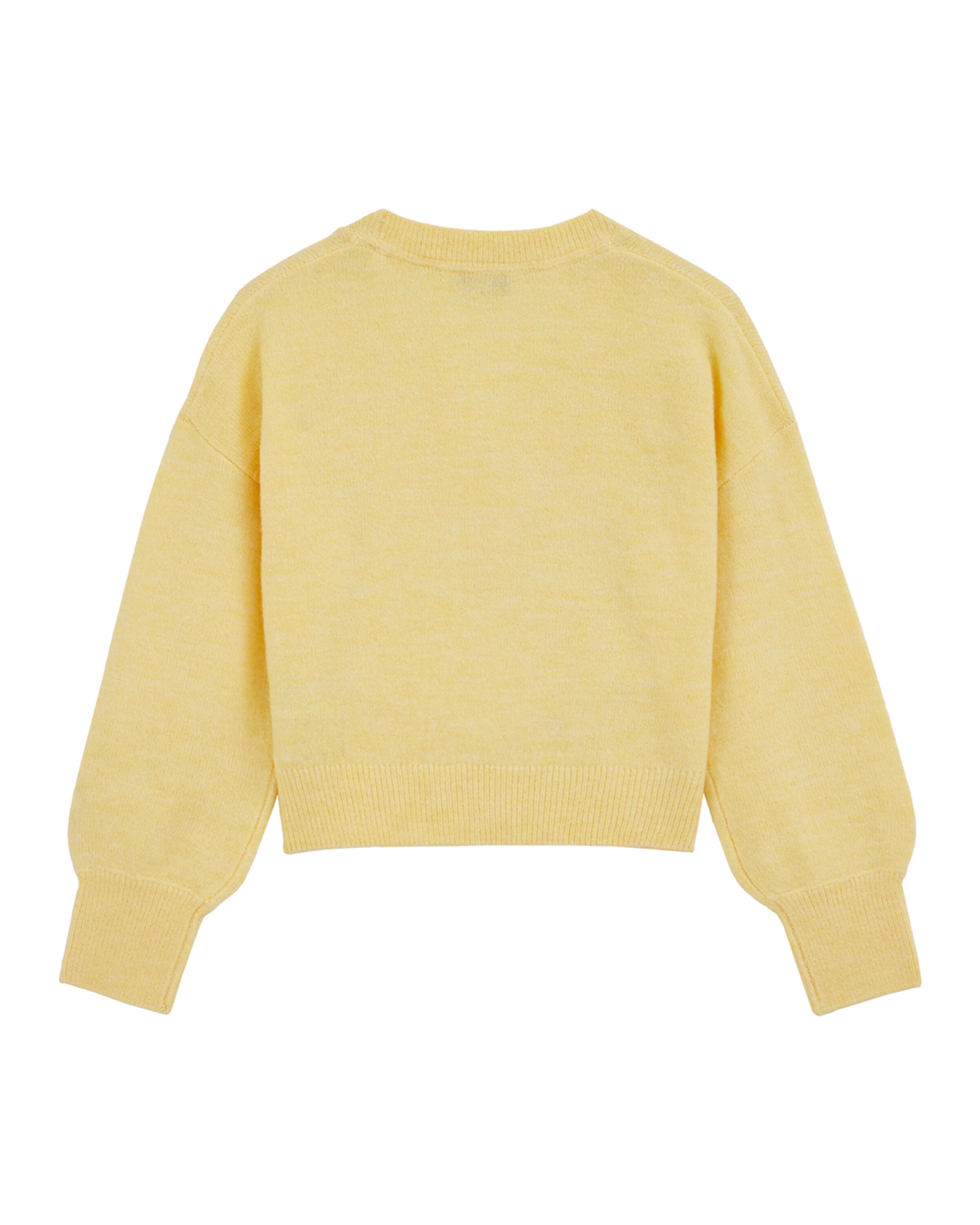 Geacă tricotată de la WE Fashion pe galben