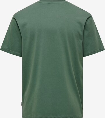 Tricou 'Levi' de la Only & Sons pe verde