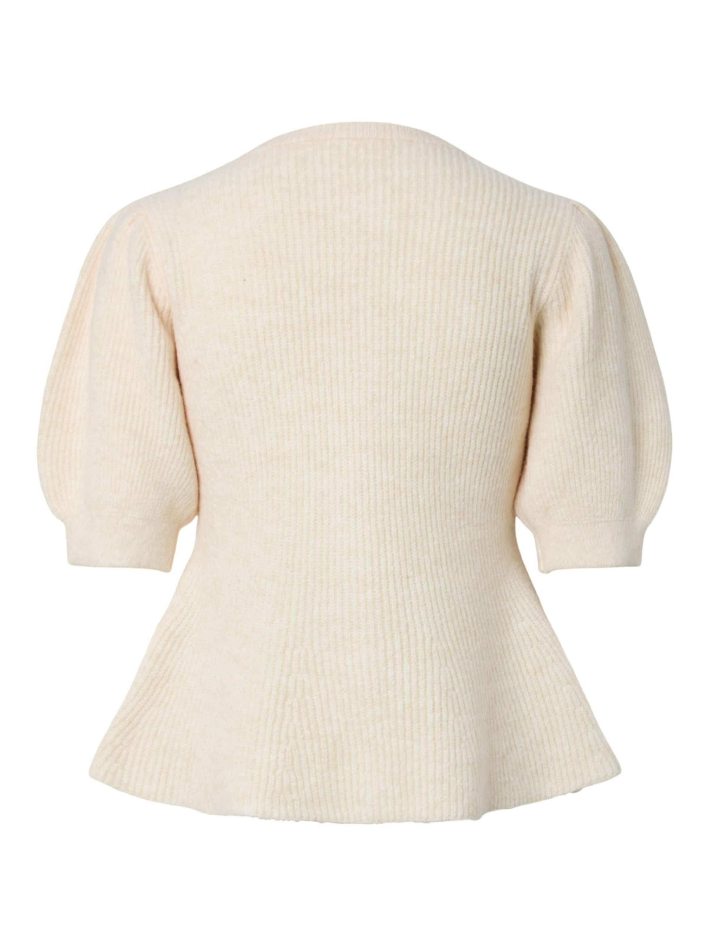 PIECES Knit cardigan in White