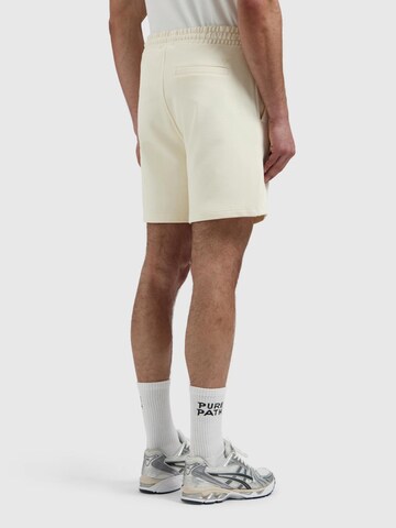 Pure Path Regular Pants in Beige