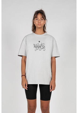 Maglia extra large 'Classic V.1 x Heavy' di MJ Gonzales in grigio: frontale