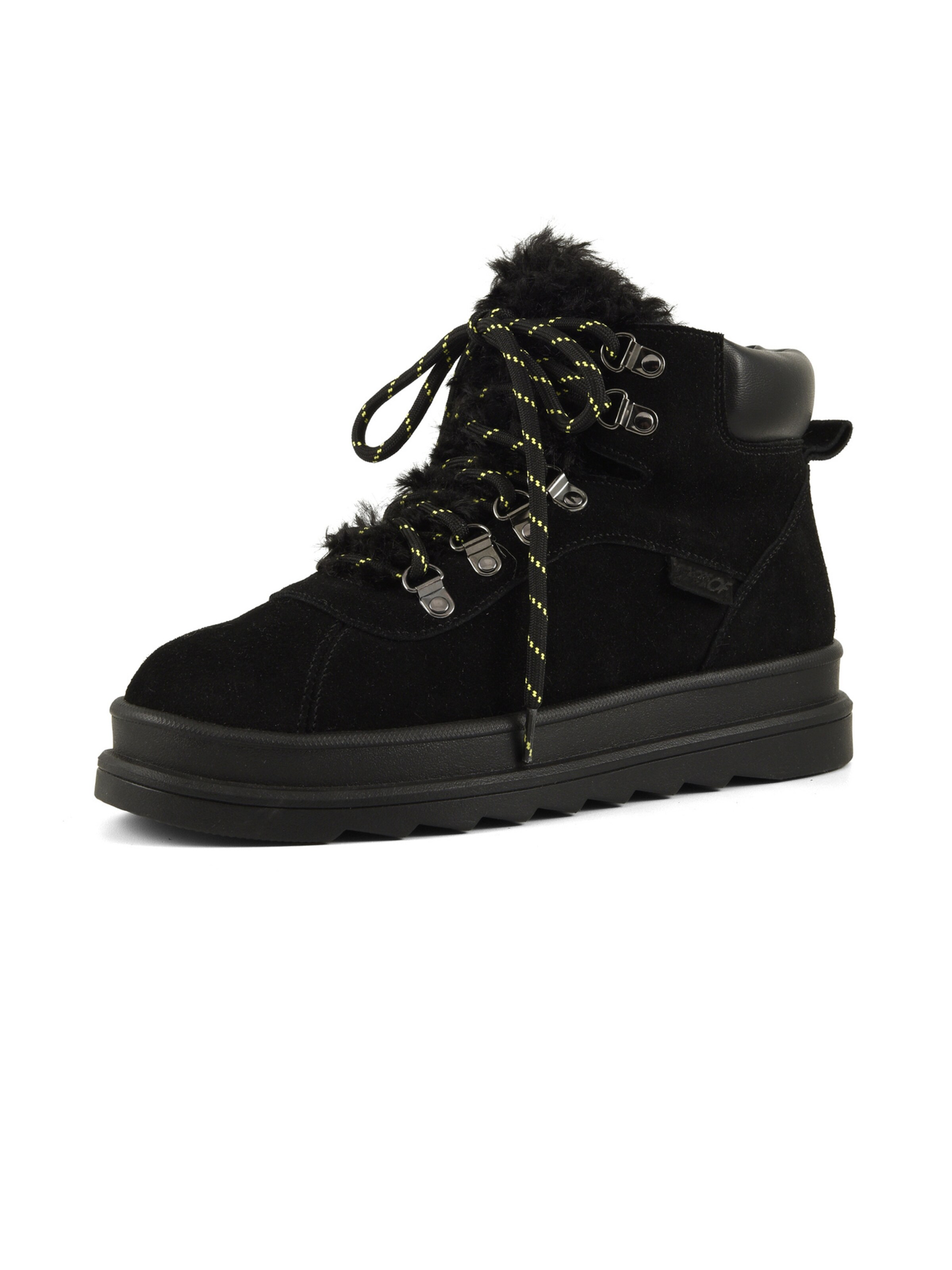 Stivaletto stringato di COLORS OF CALIFORNIA in nero: frontale