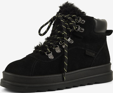 Stivaletto stringato di COLORS OF CALIFORNIA in nero: frontale
