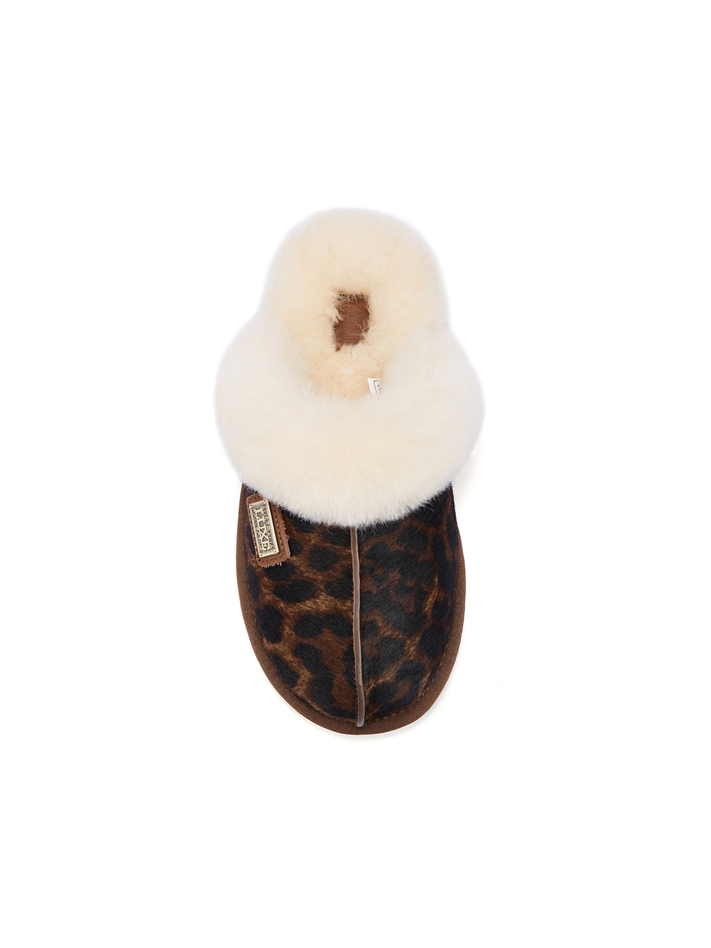 Mule Australia Luxe Collective en marron : au dessus