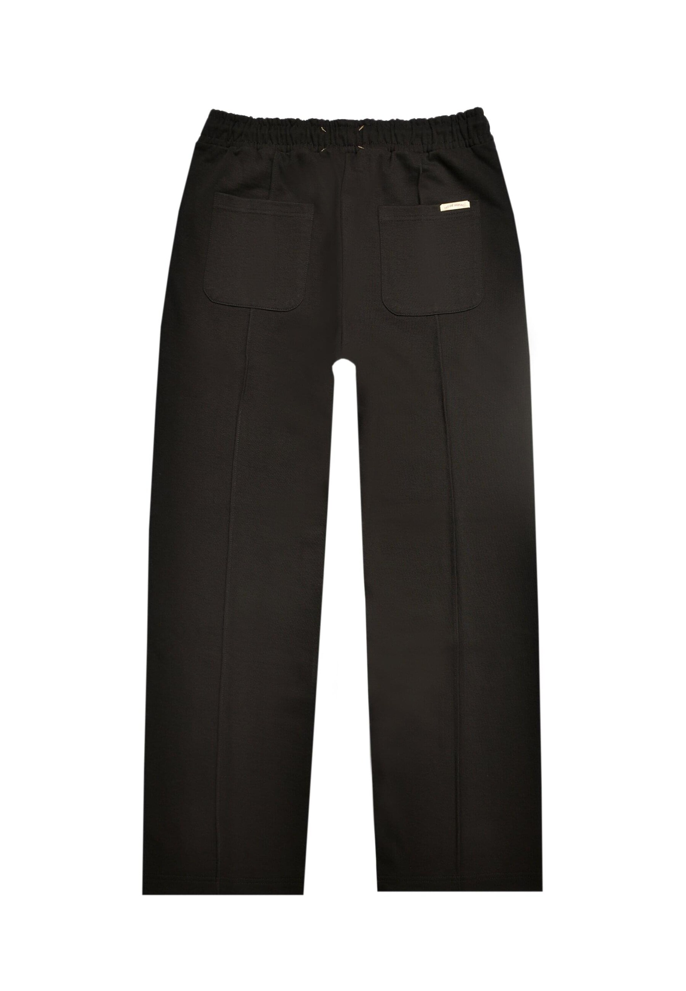 Pas De Monaco Loose fit Pants 'Broderie' in Black