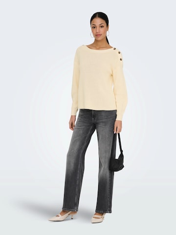ONLY Sweater 'ONLHilde' in Beige