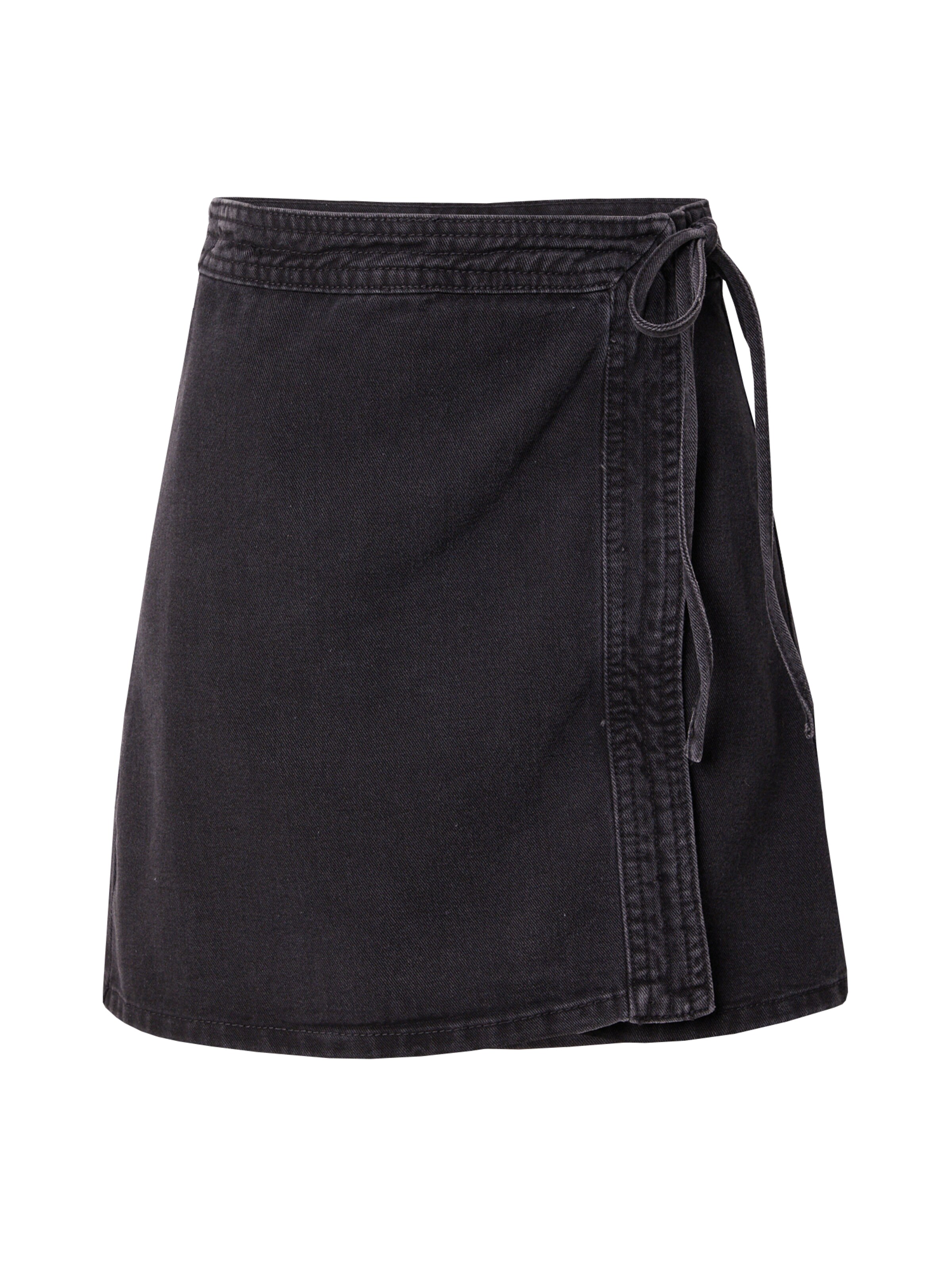 Gonna 'VILLA' di ONLY in nero: frontale