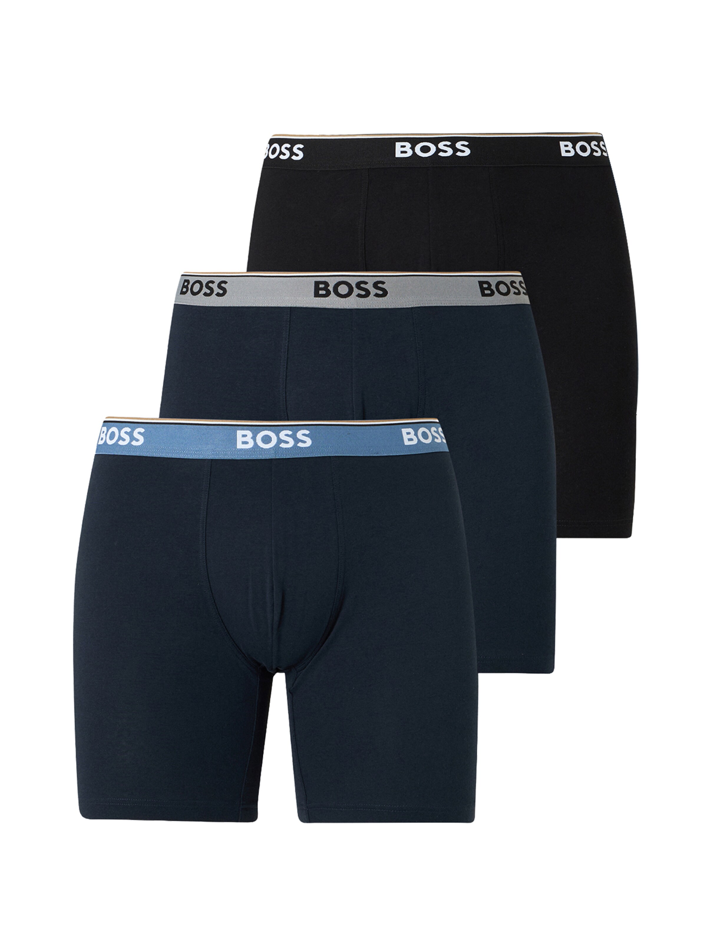 BOSS Boxershorts 'Power' in Blauw: voorkant