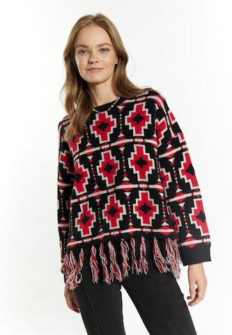 Pull-over 'Hoona' IZIA en noir : devant