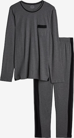 IUMAN Intimissimi Uomo Pyjama lang in Grau: Vorderseite