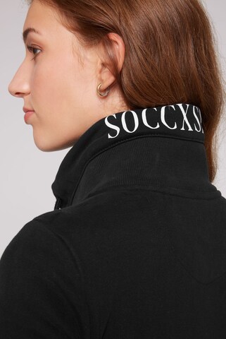 Soccx Sweatjacke in Schwarz