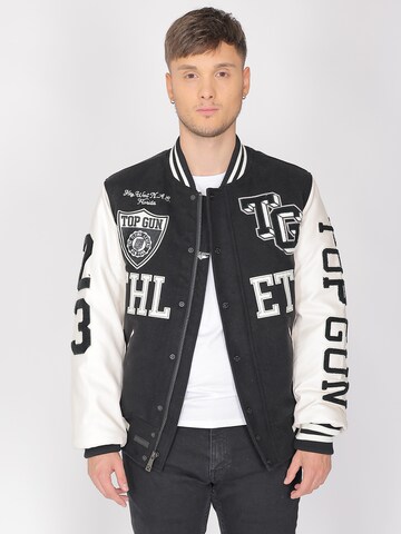 TOP GUN Between-Season Jacket in Black: front