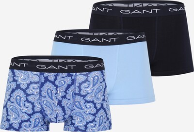 GANT Boksershorts i blå / lyseblå / svart / hvit, Produktvisning