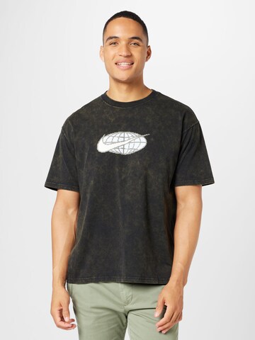 Nike Sportswear Shirt in Zwart: voorkant