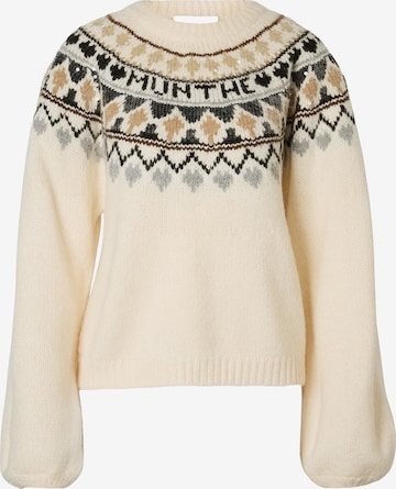 Munthe Pullover 'VAFFIE' in Beige: Vorderseite