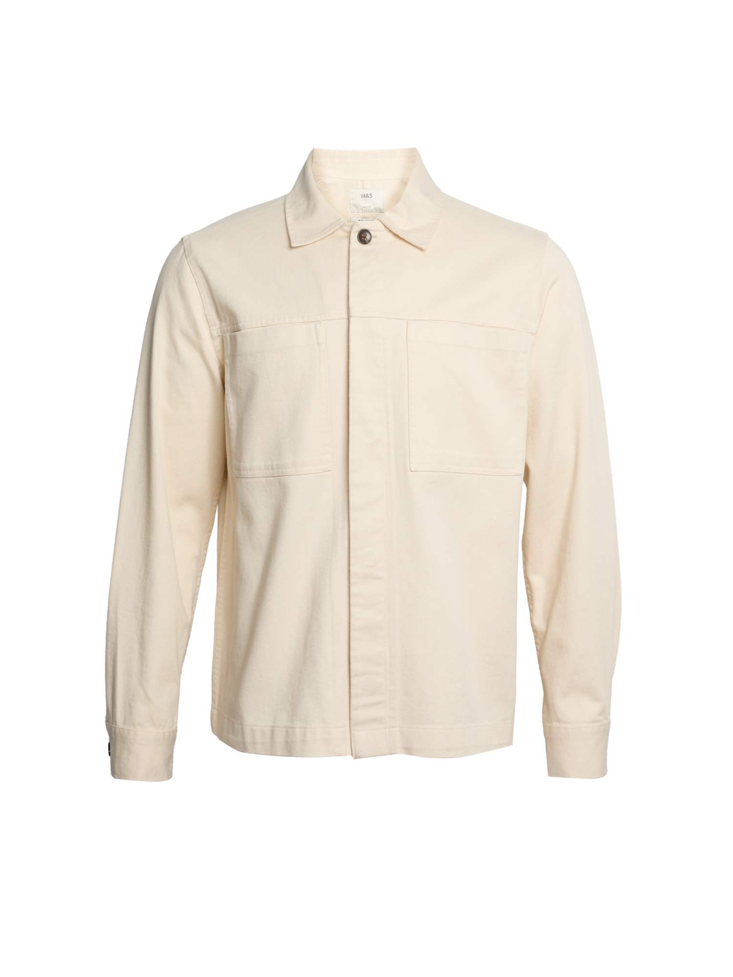 Marks & Spencer Hemd in hellbeige, Produktansicht