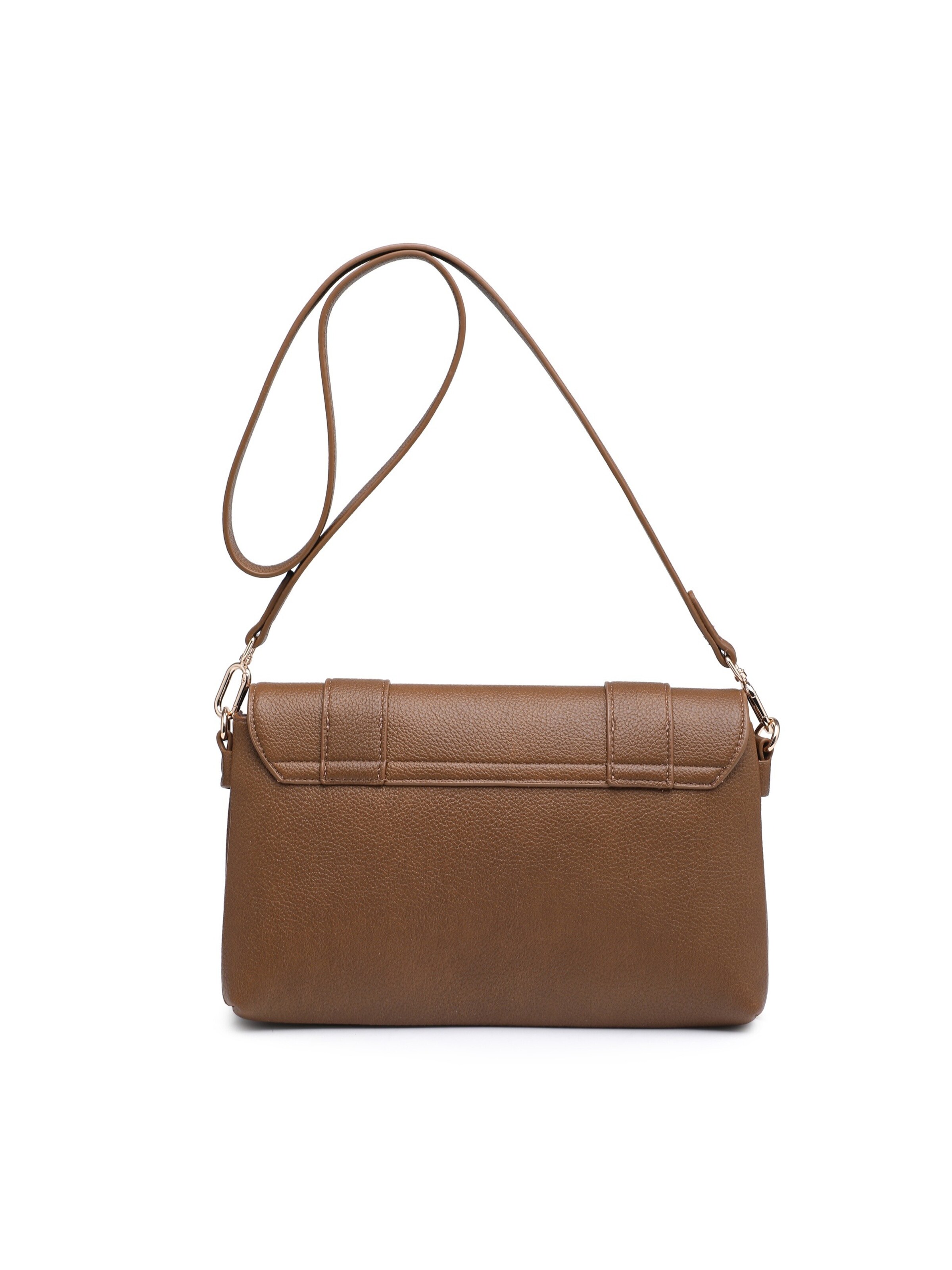 Borsa a tracolla 'Borsa a Tracolla Donna Emberlyn Lux - Polyester con Frange e Chiusura Magnetica' di Kassandra in marrone