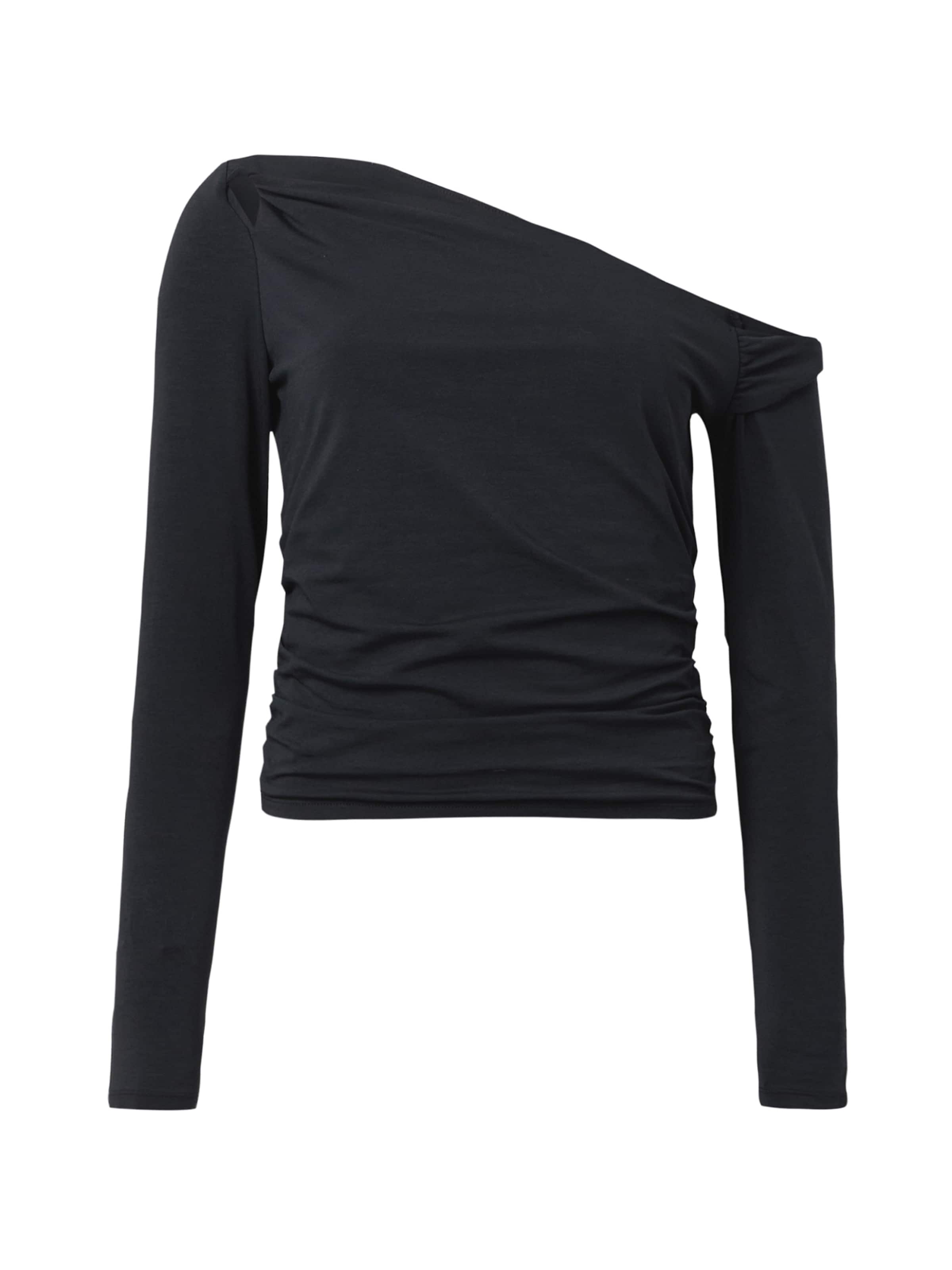 Abercrombie & Fitch Tričko - Čierna: predná strana