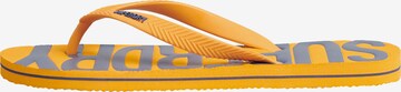 Tongs Superdry en jaune : devant