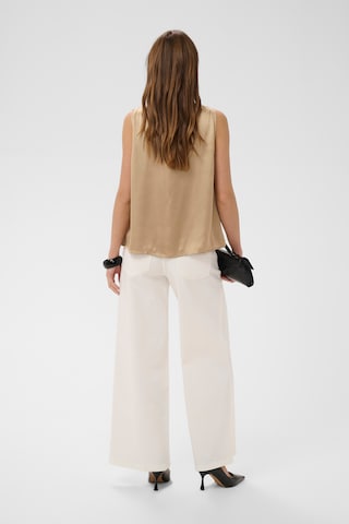 CULTURE - Blusa 'Camusa' en beige