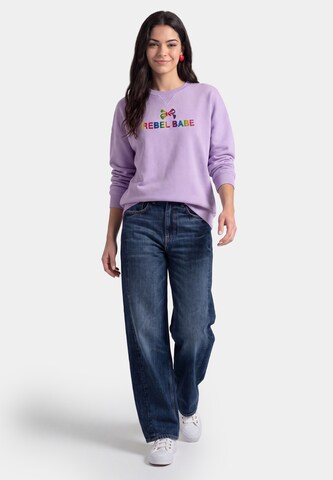 MYMO - Sweatshirt em roxo
